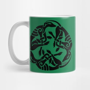 Celtic Triple Irish Racing Greyhounds Mug